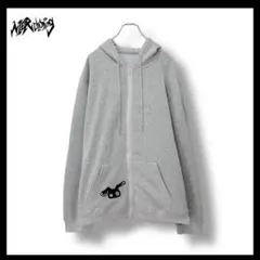 内側フリースGRAY ZIP PARKA【ひょっこりNIERちゃん】