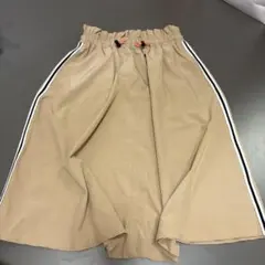 サイドライン ギャザースカート ベージュのサムネイル
