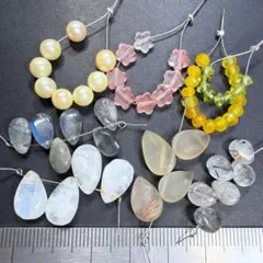 サービス品＊天然石のビーズセットh21