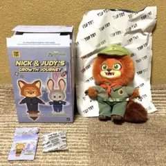 TOPTOY ズートピア ニック ぬいぐるみ 　GROWTH JOURNEY