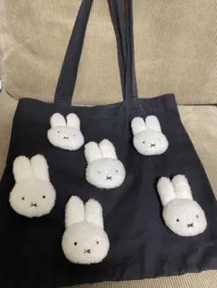 新品 未開封 merry jenny もこもこナインチェミニトート ミッフィー