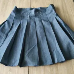 SHEIN ダークグレー プリーツスカート Sのサムネイル