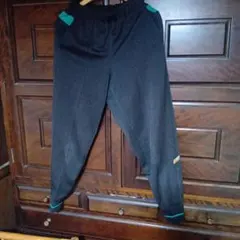 チャンピオンジャージパンツ ブラック　ターコイズ