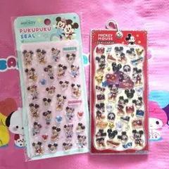 【正規品】プチドロップステッカー　ミッキーマウス　ディズニー ぷくぷくシール