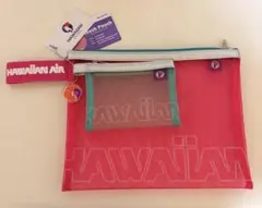 PLAZA限定Hawaiian Airlines メッシュポーチ 2点セットのサムネイル