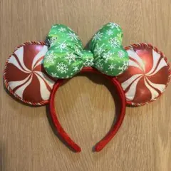ディズニーランドパリ限定　カチューシャ　キャンディー風　クリスマス