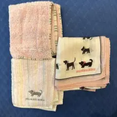 まとめ売り　レディース　BURBERRY ハンカチ タオル　犬　3枚セットのサムネイル