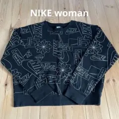 Nike レディースロゴスウェット M ブラック