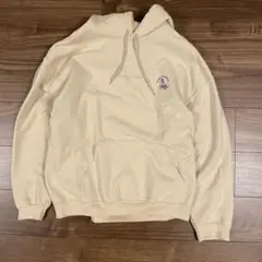 Color at against オリジナルパーカー ベージュ サイズL