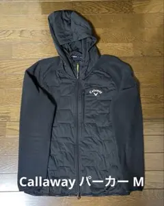 Callaway フード付きジャケット M 黒　フリース　中綿