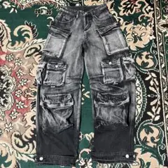 Attitude Makes Style ハードオーバーダイ　デニム カーゴのサムネイル