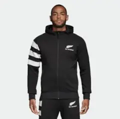 ALL BLACKS フード付きウォームアップウェア