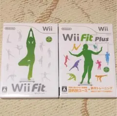 Wii ソフト 【Wii fit】【Wii fit Plus】 2本セット