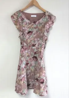 LIZLISA花柄フリルワンピース