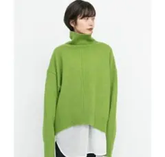 【KBF】アウトリンキング ハイネックニット