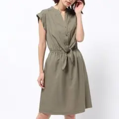 zG1870【M】NATURAL BEAUTY BASIC ひざ丈ワンピースのサムネイル
