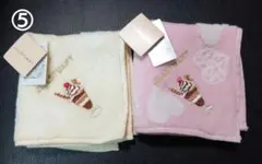 ⑤JILLSTUART　タオルハンカチ2枚組