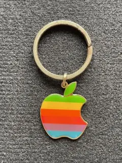 ビンテージレア物Apple虹色ロゴのキーホルダー（未開封保存品） 2025年最新】Appleレインボーロゴの人気アイテム - メルカリ