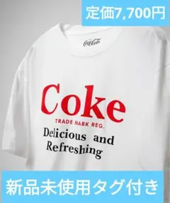 【新品未使用タグ付き】エディフィス別注Coca-ColaビンテージロゴTシャツ
