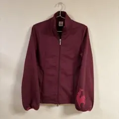ルコック　ワインレッド フルジップジャケット レディース