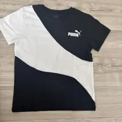 PUMA プーマ　半袖Tシャツ ブラック ホワイトのサムネイル