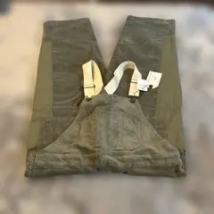 チャオパニック　オリーブグリーン コーデュロイ サロペット