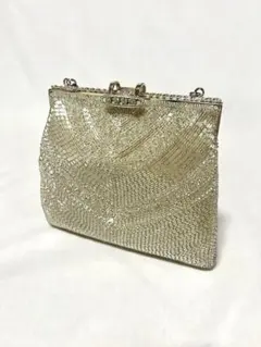 シルバー メタリック パーティーバッグ