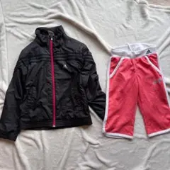 2点まとめ売り140女の子アディダススポーツウェアジャージ