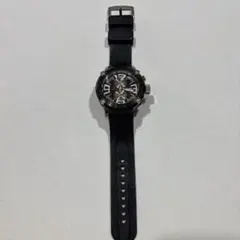 CAPRI WATCHカプリ ブラック シルバー ラバーベルト