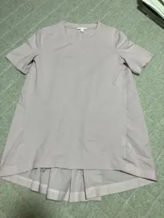 COS バックプリーツ 半袖カットソー ライトパープルのサムネイル