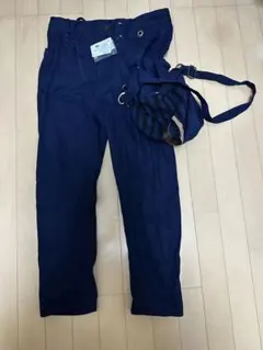 チャイハネ　ネイビー パンツ バッグ付きのサムネイル