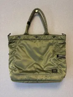PORTER PX TANKER 2WAYトートバッグ L セージ