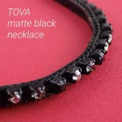 TOVA チョーカー ネックレス マットブラック トヴァ コスチュームジュエリー
