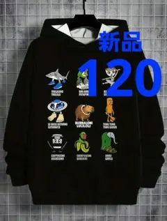 【新品】24H以内発送 イタリアンブレインロット パーカー 120