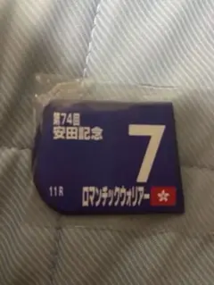 ロマンチックウォリアー ゼッケンマグネット 安田記念