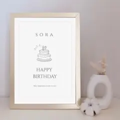 お名前入り誕生日ポスター