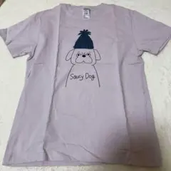 Saucy Dog パグさんTシャツ モーブピンク M サウシードッグ