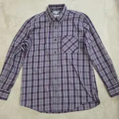 【美品】YUKI TORII ユキトリイ 綿100% メンズ チェックシャツ Lのサムネイル