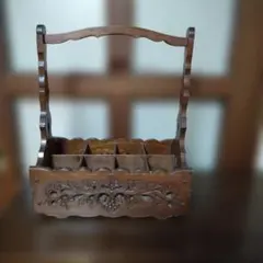 スリッパラック 古家具 木彫り 彫刻 アジアン雑貨 エスニック