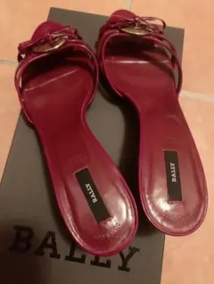 BALLY バリー　ミュール　サンダル　赤