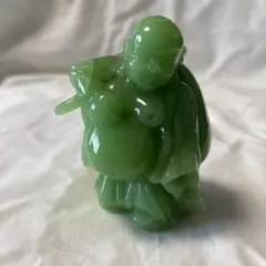 布袋様 置物 縁起物 グリーンのサムネイル