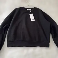 AZUL ブラック クルーネック トレーナー 新品タグ付き ［M］