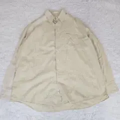 ペリーエリス リネン 100% ボタンダウンシシャツ イエローのサムネイル