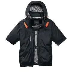 BURTLE バートル　AC2096 半袖ブルゾン　ブラック　XXL　新品のサムネイル
