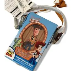 東京ディズニーリゾート　トイストーリー　ウッディ　ネックストラップ付きパスケース