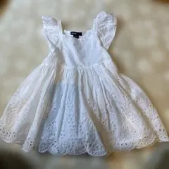 babyGap 刺繍入りホワイトワンピース 12-18ヶ月