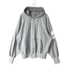 90s NIKE ジップパーカー ヴィンテージ フーディー ビッグロゴ 短丈