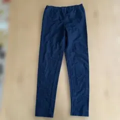 UNIQLO キッズ レギンス L ダークブルー