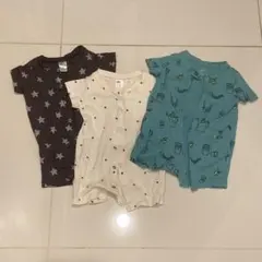 H&M BabyGAP ロンパース 3点セット まとめ売り　60 70