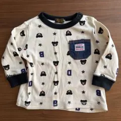 ミキハウスダブルビー　80cm 長袖カットソー